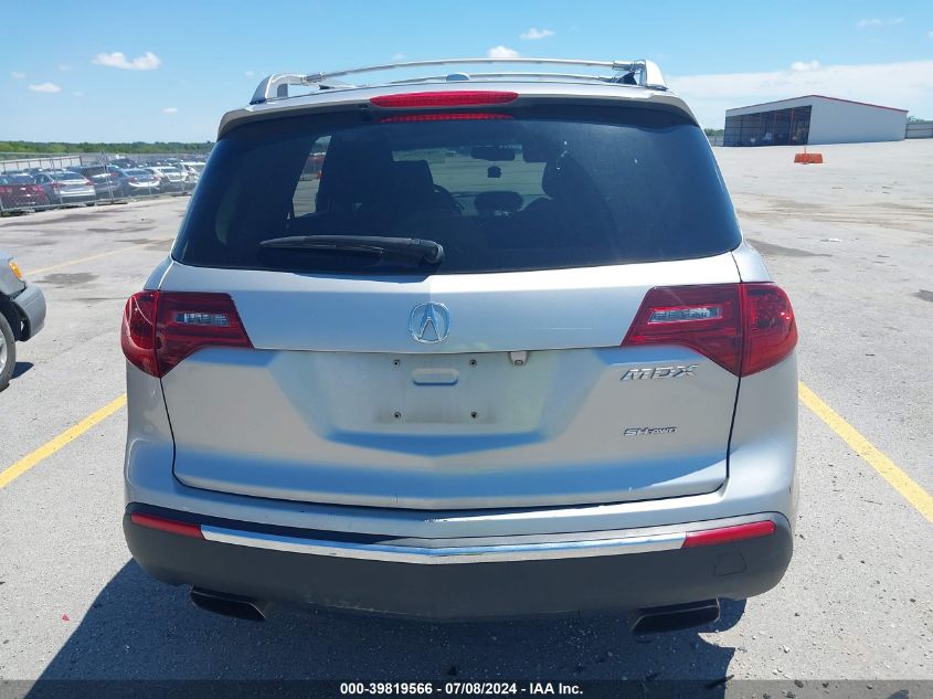 2013 Acura Mdx Advance Package VIN: 2HNYD2H88DH501520 Lot: 39819566