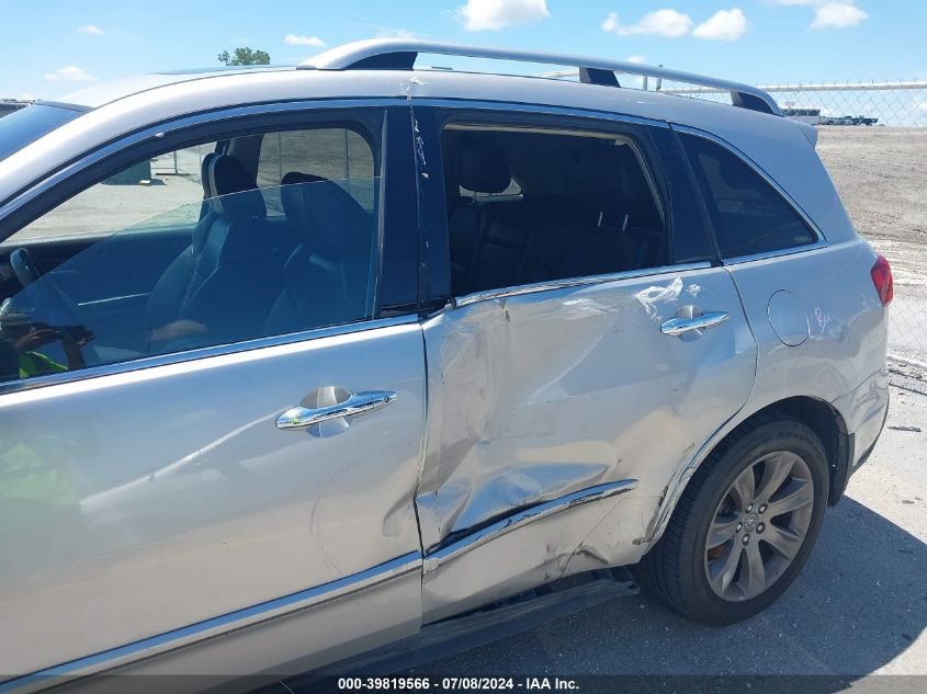 2013 Acura Mdx Advance Package VIN: 2HNYD2H88DH501520 Lot: 39819566