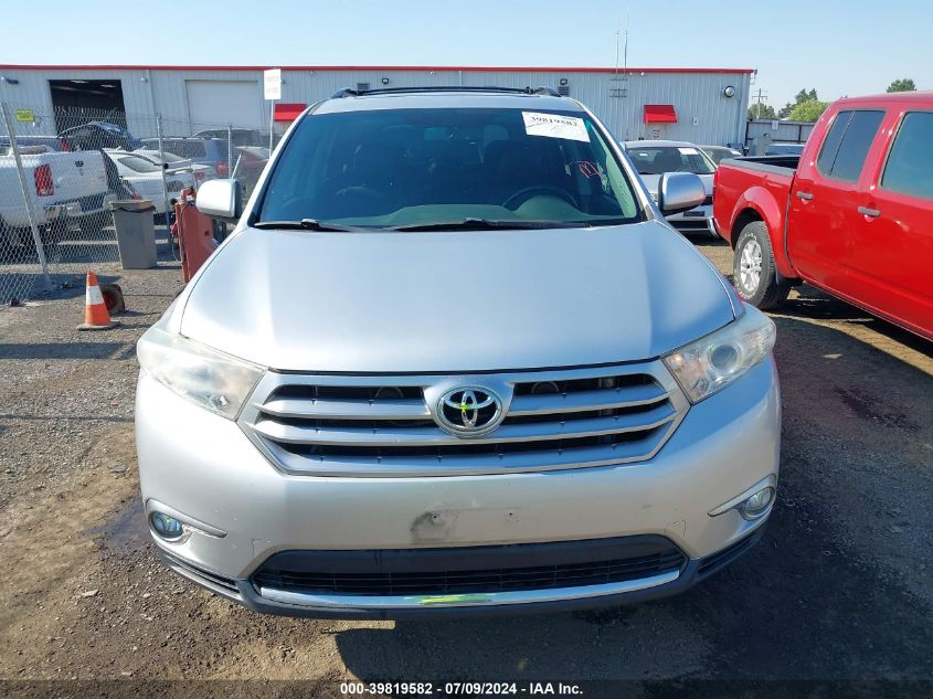 2012 Toyota Highlander Se V6 VIN: 5TDBK3EH0CS100412 Lot: 39819582