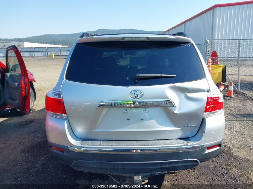 2012 Toyota Highlander Se V6 VIN: 5TDBK3EH0CS100412 Lot: 39819582