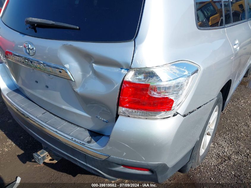 2012 Toyota Highlander Se V6 VIN: 5TDBK3EH0CS100412 Lot: 39819582