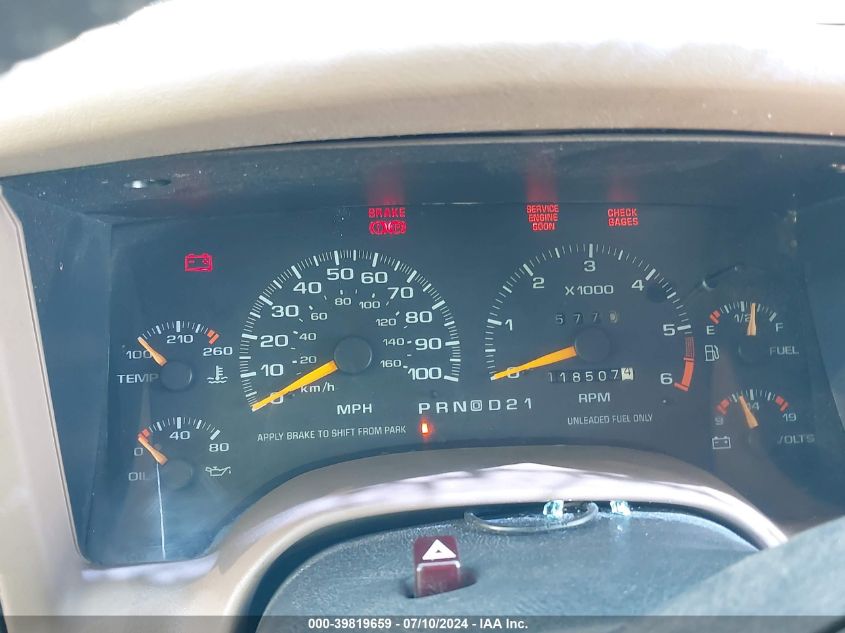 1996 Chevrolet Blazer VIN: 1GNDT13W4T2227304 Lot: 39819659