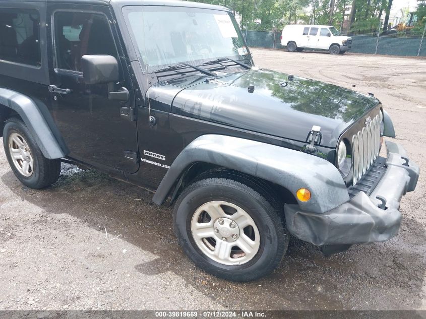 2012 Jeep Wrangler Sport VIN: 1C4AJWAG0CL212237 Lot: 39819669