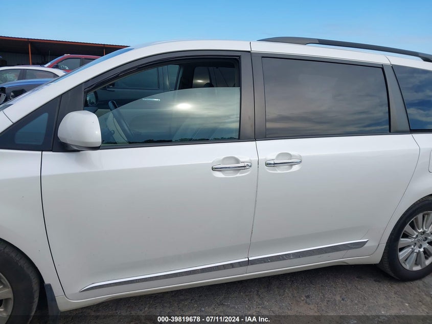 2012 Toyota Sienna Limited V6 7 Passenger VIN: 5TDYK3DC8CS200855 Lot: 39819678