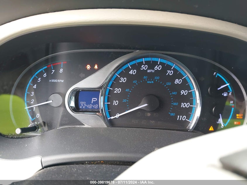 2012 Toyota Sienna Limited V6 7 Passenger VIN: 5TDYK3DC8CS200855 Lot: 39819678