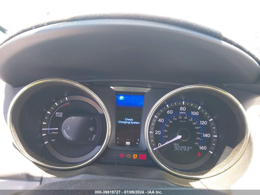 2012 Hyundai Sonata Hybrid VIN: KMHEC4A41CA021973 Lot: 39819727