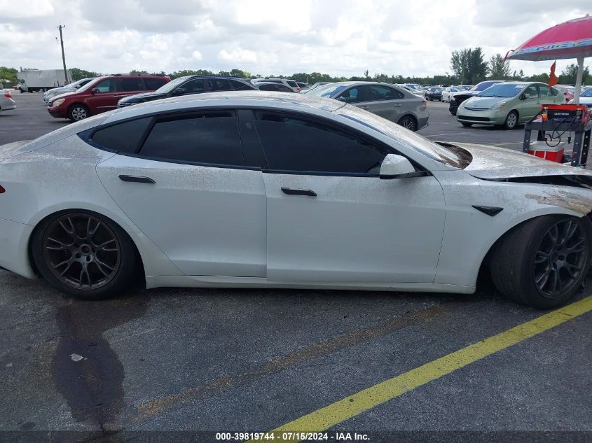 2021 Tesla Model S Long Range Dual Motor All-Wheel Drive VIN: 5YJSA1E57MF440949 Lot: 39819744