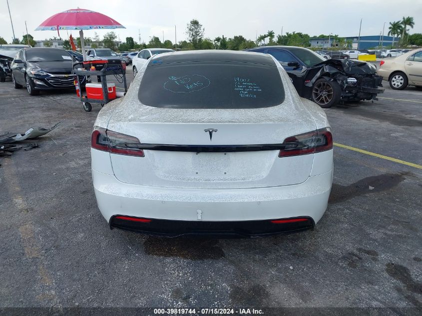 2021 Tesla Model S Long Range Dual Motor All-Wheel Drive VIN: 5YJSA1E57MF440949 Lot: 39819744