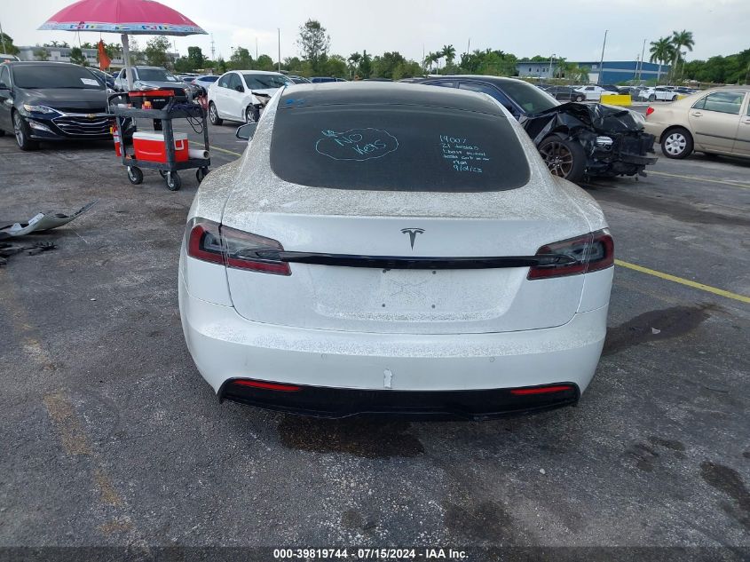 2021 Tesla Model S Long Range Dual Motor All-Wheel Drive VIN: 5YJSA1E57MF440949 Lot: 39819744