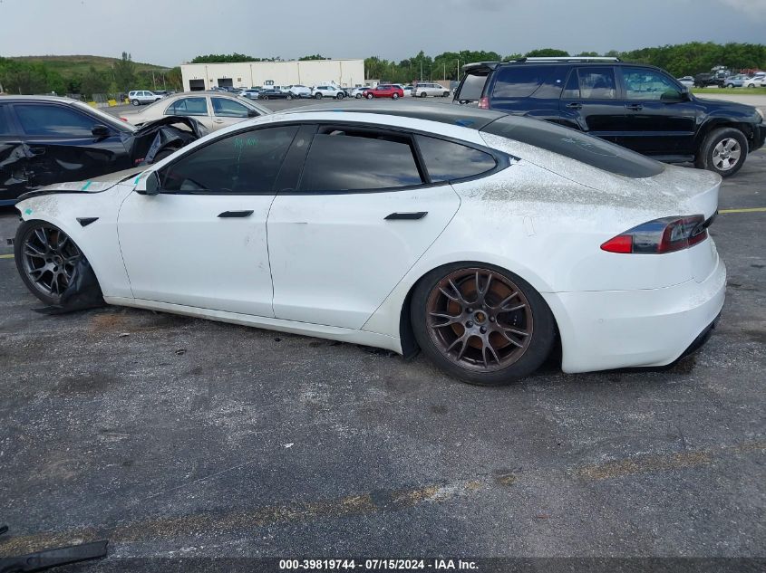 2021 Tesla Model S Long Range Dual Motor All-Wheel Drive VIN: 5YJSA1E57MF440949 Lot: 39819744