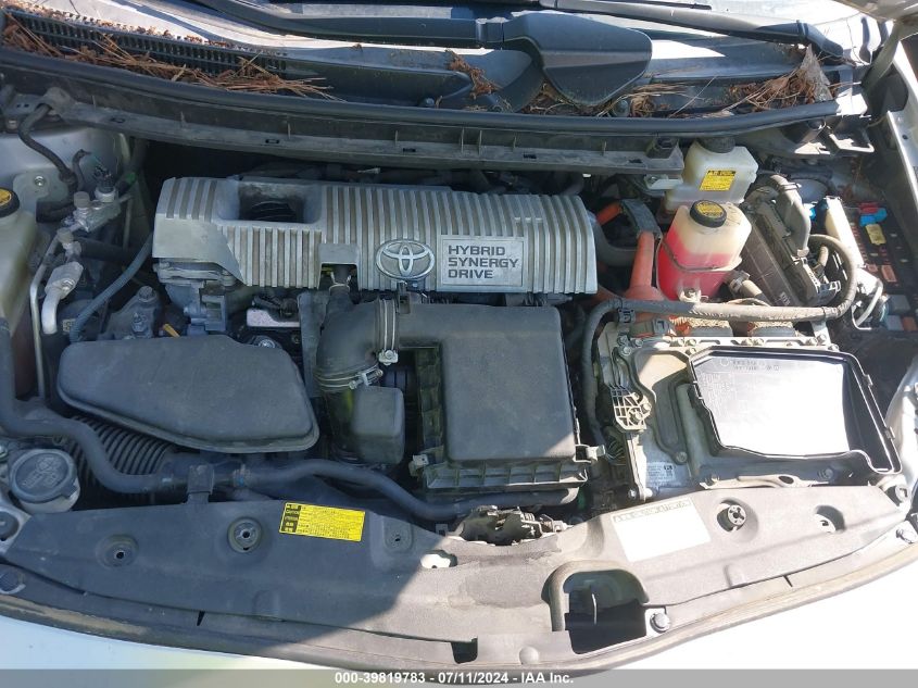 2011 Toyota Prius Two VIN: JTDKN3DU0B0265755 Lot: 39819783