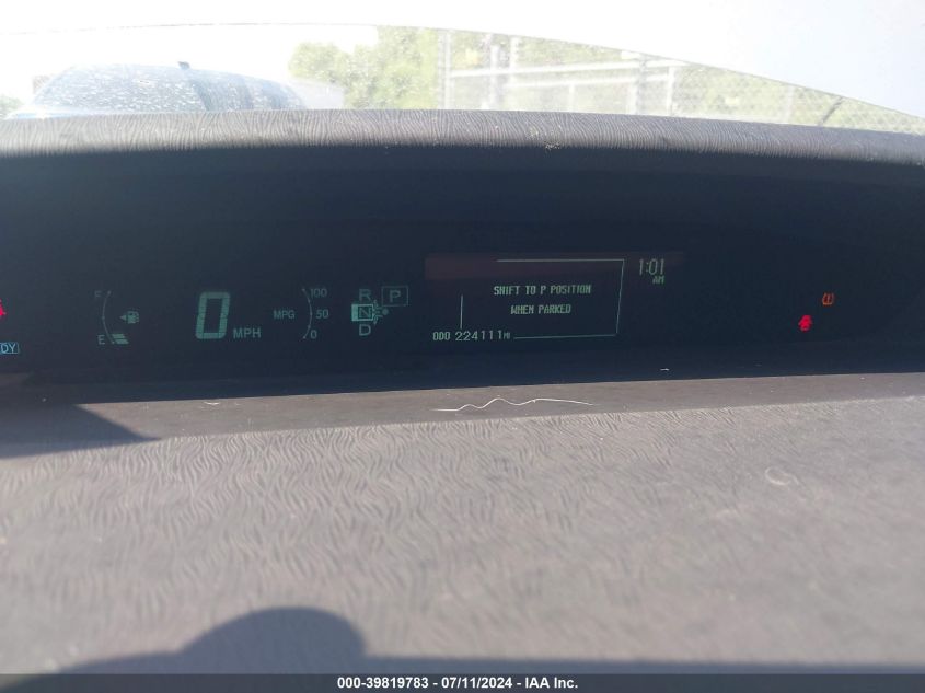 2011 Toyota Prius Two VIN: JTDKN3DU0B0265755 Lot: 39819783