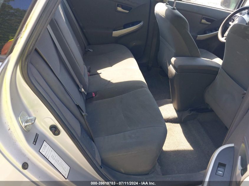 2011 Toyota Prius Two VIN: JTDKN3DU0B0265755 Lot: 39819783