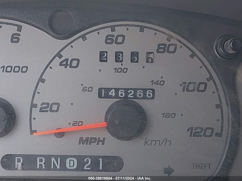 2003 Ford Ranger VIN: 1FTYR44U93PB55557 Lot: 39819804