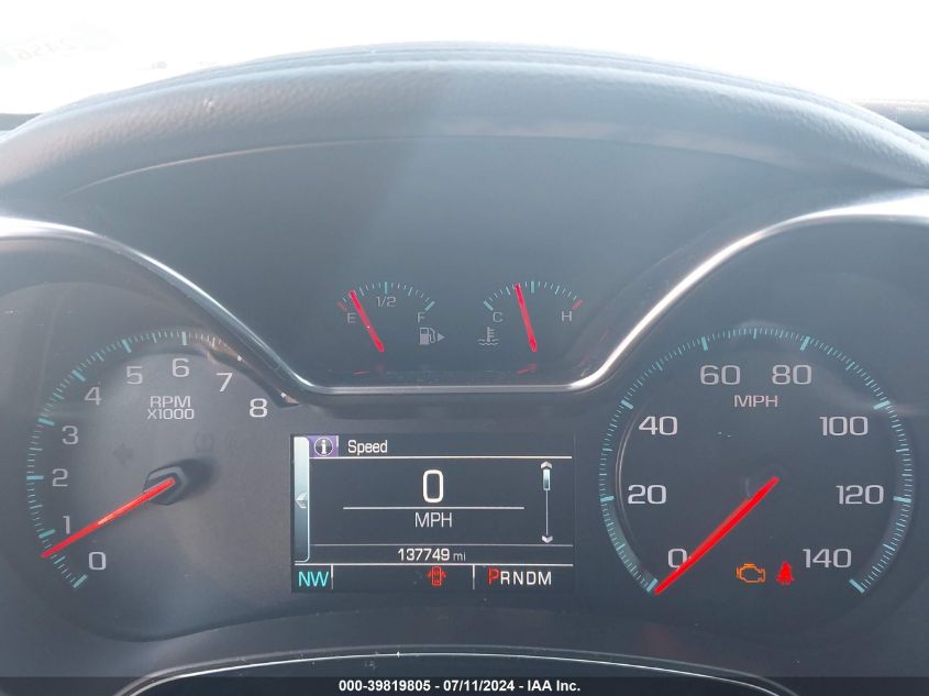 2016 Chevrolet Impala 2Lz VIN: 2G1145S30G9140880 Lot: 39819805