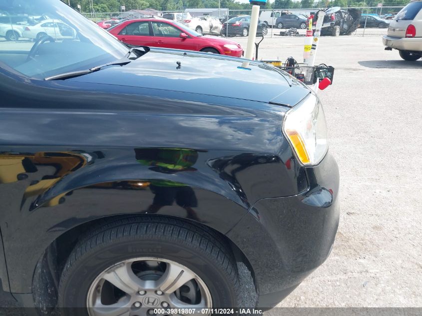 2014 Honda Pilot Ex-L VIN: 5FNYF4H52EB018341 Lot: 39819807