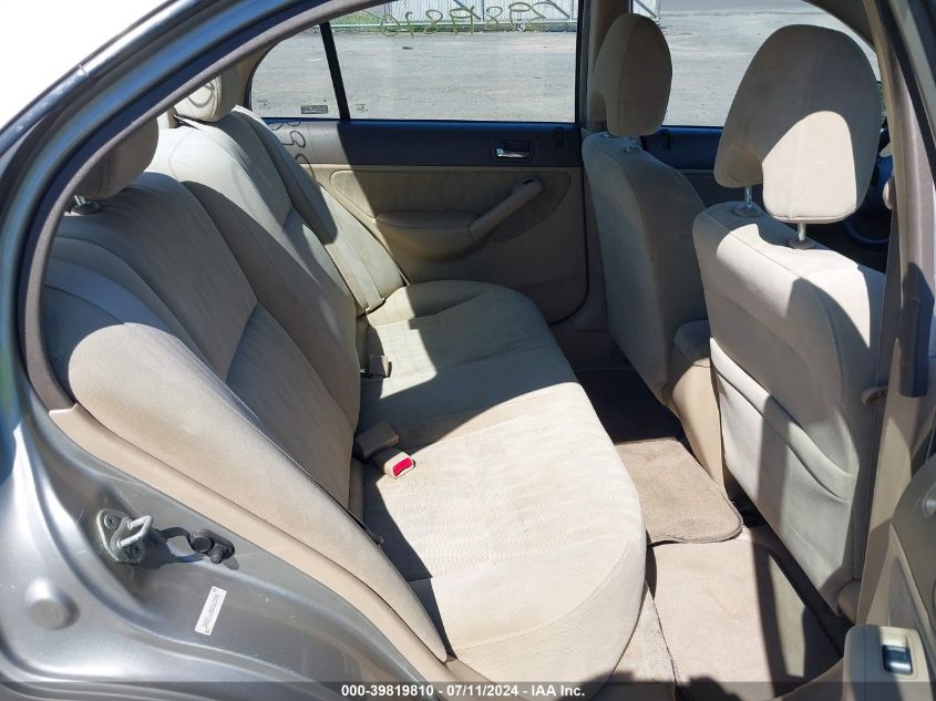 2003 Honda Civic Lx VIN: 2HGES16583H623490 Lot: 39819810