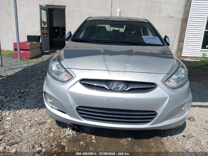 2013 Hyundai Accent Gls VIN: KMHCU4AE0DU425344 Lot: 39819813