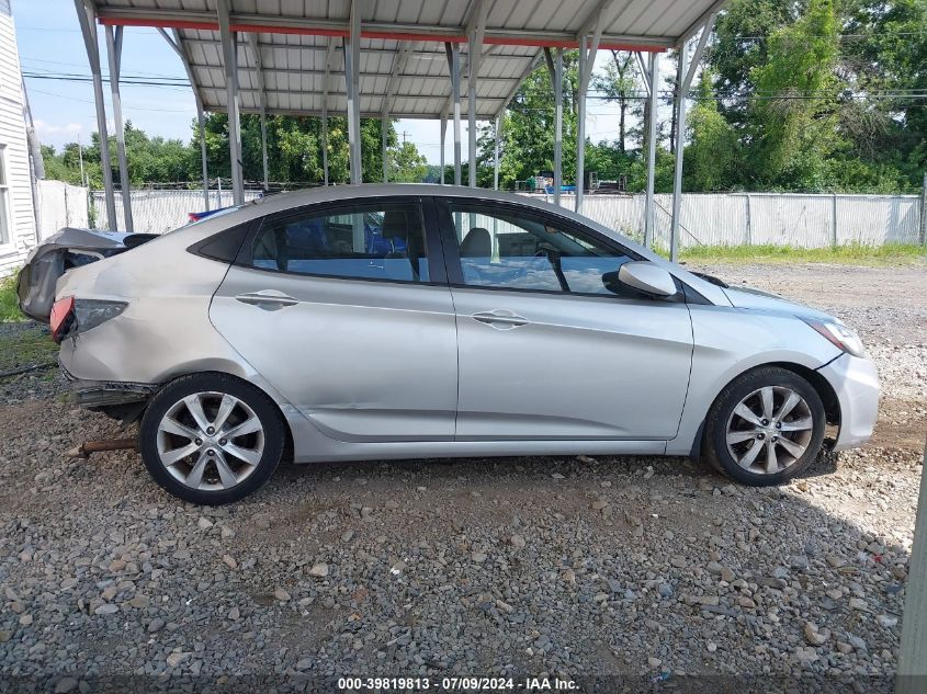 2013 Hyundai Accent Gls VIN: KMHCU4AE0DU425344 Lot: 39819813