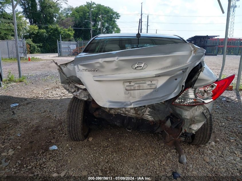 2013 Hyundai Accent Gls VIN: KMHCU4AE0DU425344 Lot: 39819813