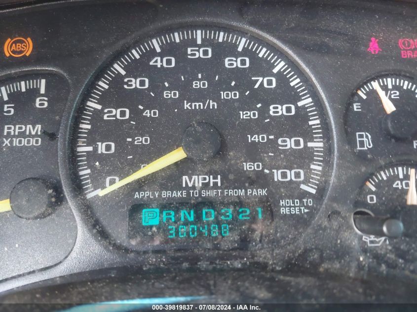 2000 Chevrolet Tahoe All New Ls VIN: 1GNEK13T7YJ105515 Lot: 39819837