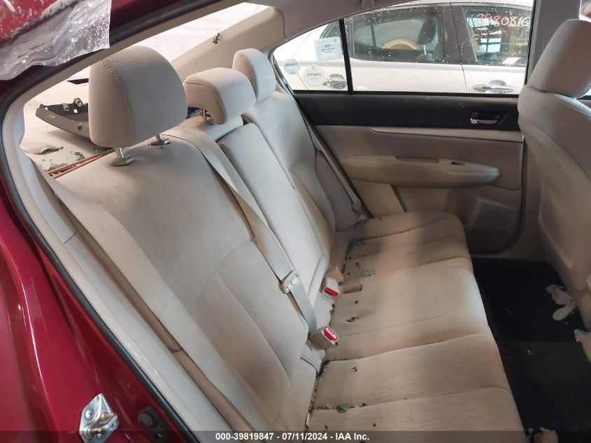 2013 Subaru Legacy 2.5I Premium VIN: 4S3BMBC67D3032537 Lot: 39819847