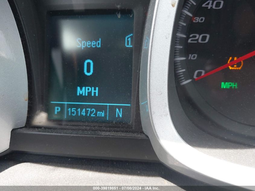 2012 Chevrolet Equinox 1Lt VIN: 2GNFLEE5XC6264042 Lot: 39819851