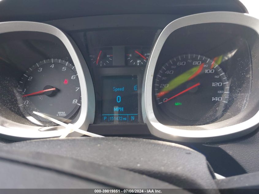 2012 Chevrolet Equinox 1Lt VIN: 2GNFLEE5XC6264042 Lot: 39819851