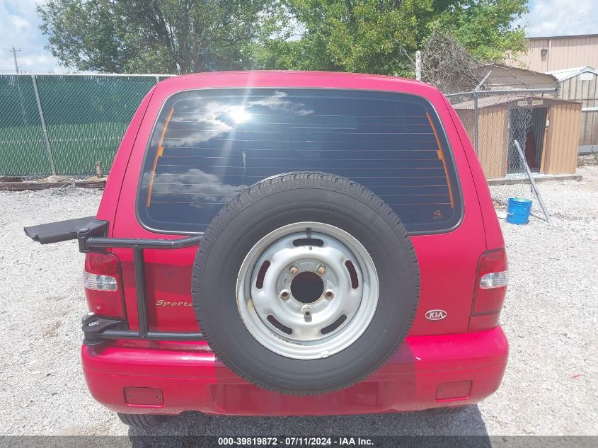 2001 Kia Sportage Ex/Limited VIN: KNDJA723715088924 Lot: 39819872