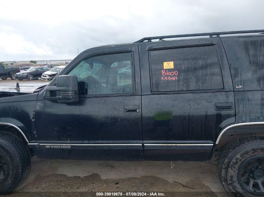 1999 Chevrolet Tahoe Ls VIN: 1GNEK13R9XJ347872 Lot: 39819878