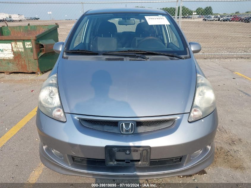 2007 Honda Fit S VIN: JHMGD38647S057201 Lot: 39819895