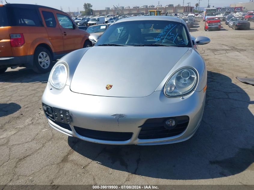 2006 Porsche Cayman S VIN: WP0AB29816U783446 Lot: 39819900