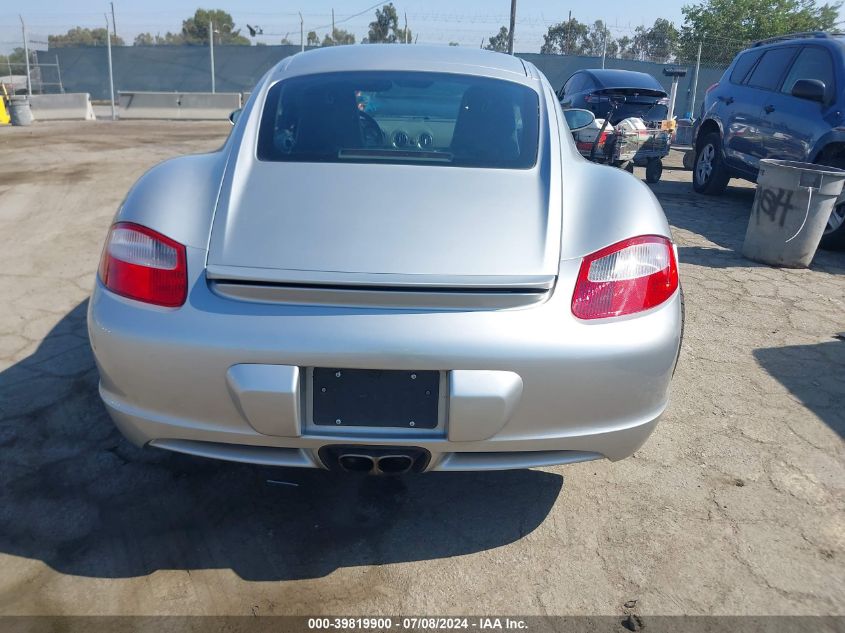 2006 Porsche Cayman S VIN: WP0AB29816U783446 Lot: 39819900