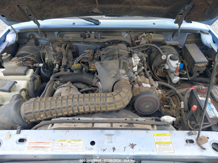 1997 Ford Ranger Splash/Xlt VIN: 1FTCR14XXVTA54895 Lot: 39819905