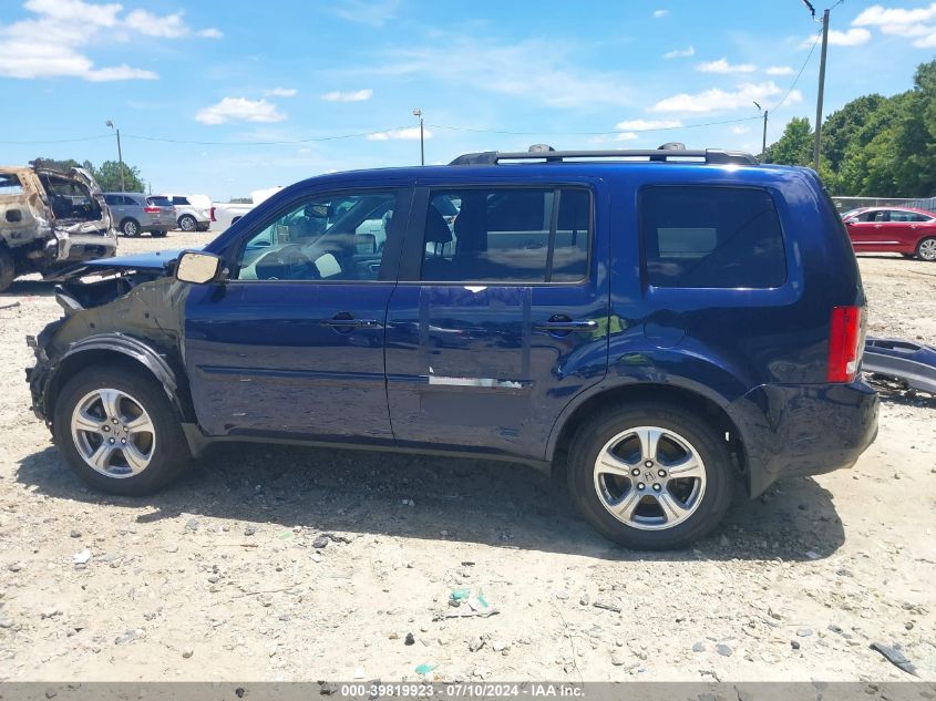 2013 Honda Pilot Ex-L VIN: 5FNYF4H55DB069279 Lot: 39819923
