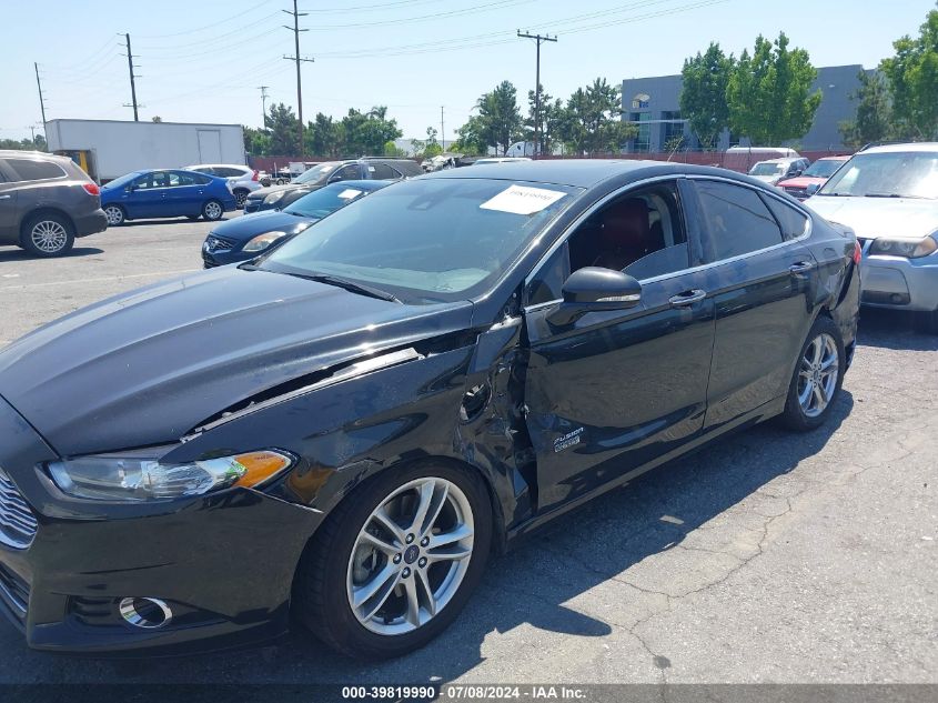 2015 Ford Fusion Energi Titanium VIN: 3FA6P0SU4FR147460 Lot: 39819990