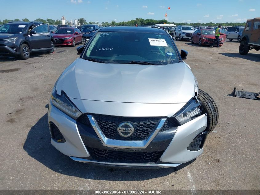 2020 Nissan Maxima Sl Xtronic Cvt VIN: 1N4AA6DV7LC383888 Lot: 39820054