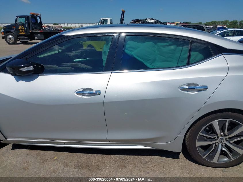 2020 Nissan Maxima Sl Xtronic Cvt VIN: 1N4AA6DV7LC383888 Lot: 39820054