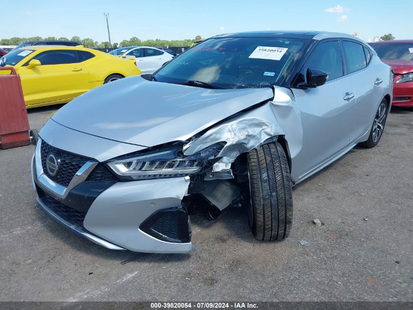 2020 Nissan Maxima Sl Xtronic Cvt VIN: 1N4AA6DV7LC383888 Lot: 39820054