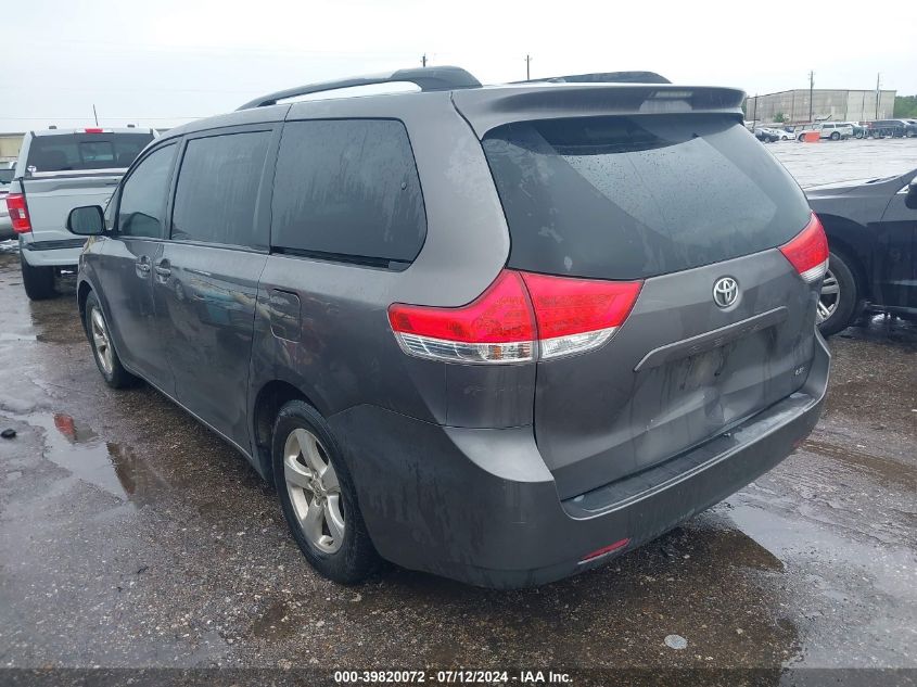 2013 Toyota Sienna Le V6 8 Passenger VIN: 5TDKK3DC6DS367240 Lot: 39820072