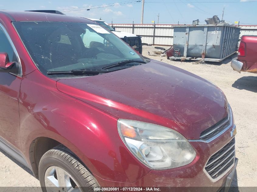 2016 Chevrolet Equinox Lt VIN: 2GNALCEK7G6334087 Lot: 39820081