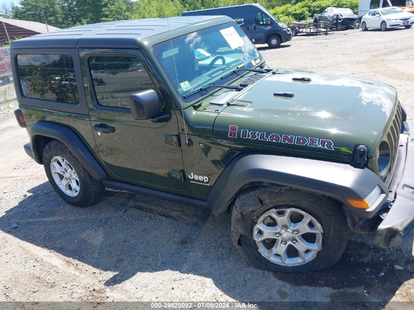 2021 Jeep Wrangler Islander 4X4 VIN: 1C4HJXAG8MW656132 Lot: 39820092