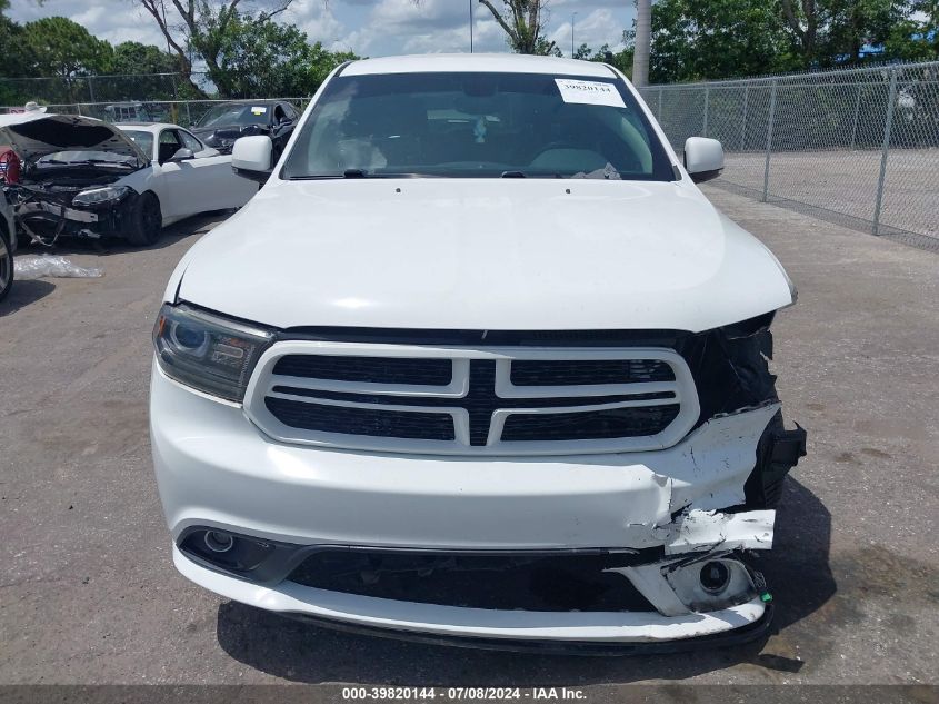 2018 Dodge Durango Gt Rwd VIN: 1C4RDHDG1JC316511 Lot: 39820144