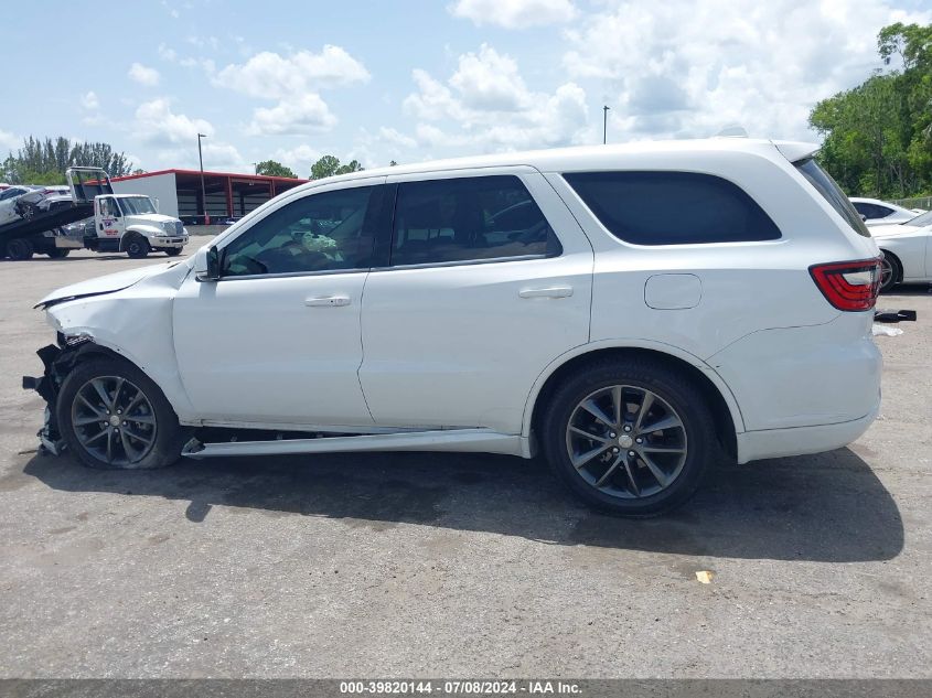 2018 Dodge Durango Gt Rwd VIN: 1C4RDHDG1JC316511 Lot: 39820144