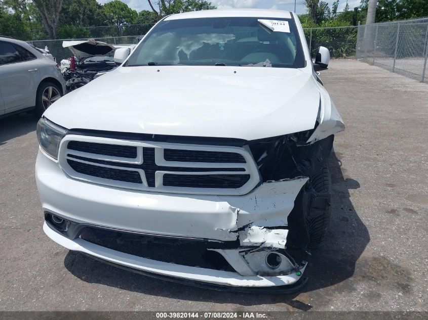 2018 Dodge Durango Gt Rwd VIN: 1C4RDHDG1JC316511 Lot: 39820144