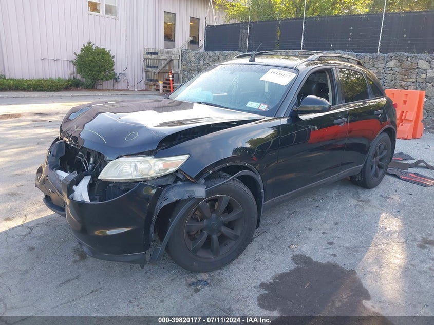 2005 Infiniti Fx35 VIN: JNRAS08W35X214762 Lot: 39820177