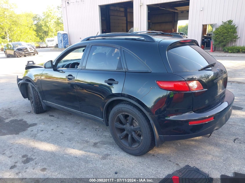 2005 Infiniti Fx35 VIN: JNRAS08W35X214762 Lot: 39820177