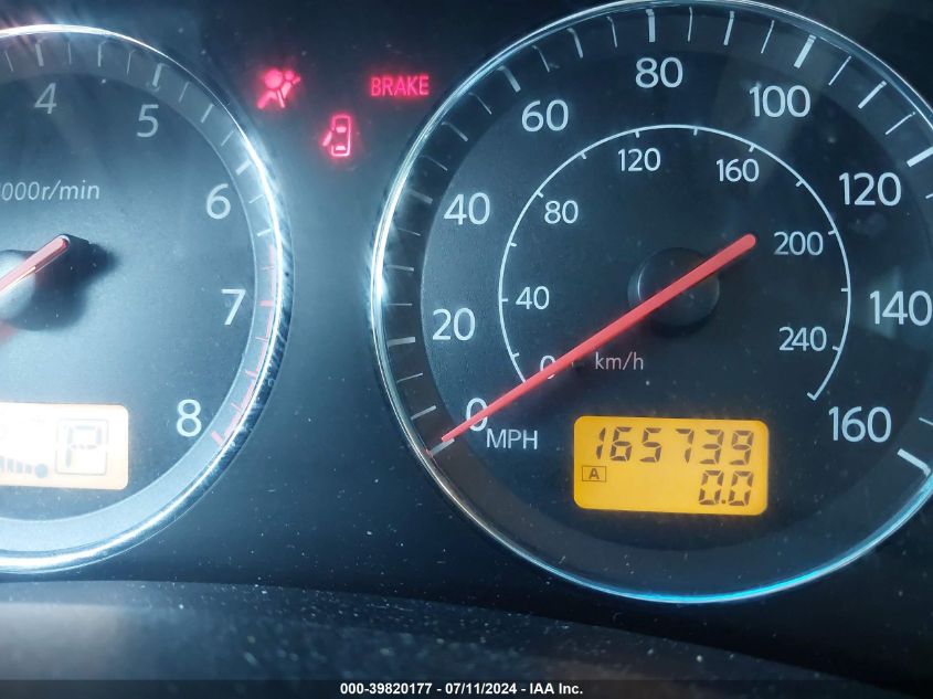 2005 Infiniti Fx35 VIN: JNRAS08W35X214762 Lot: 39820177