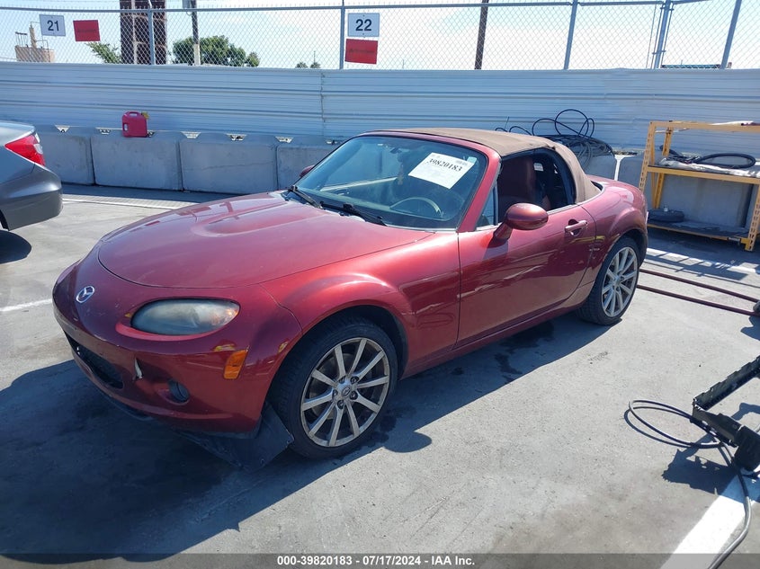 2006 Mazda Mx-5 Grand Touring VIN: JM1NC25F260105265 Lot: 39820183