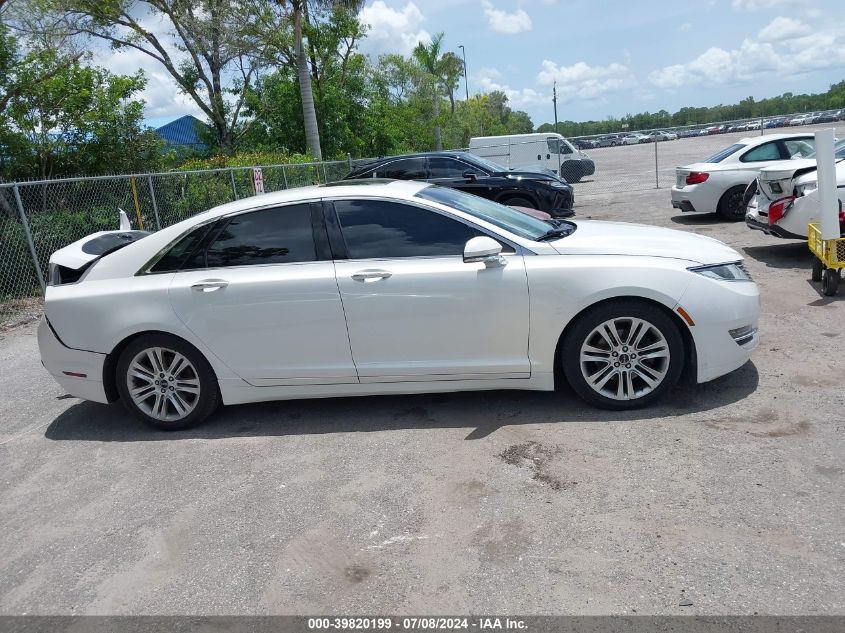 2014 Lincoln Mkz VIN: 3LN6L2J93ER833014 Lot: 39820199